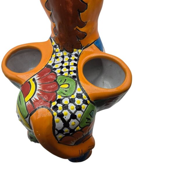 Handcrafted Handpainted Donkey Planter Mexican Talavera Pottery*Read - Picture 3 of 12